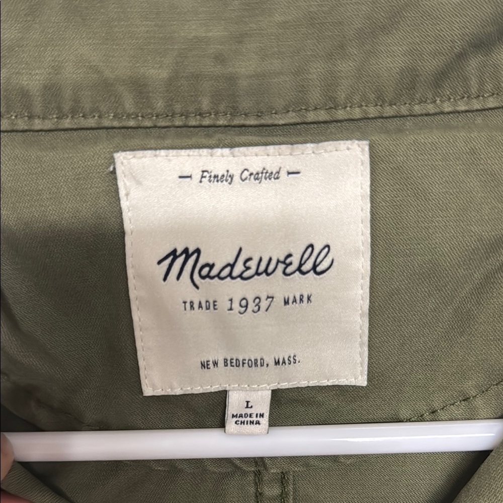 Madewell Green Utility Jacket - Picture 2 of 5